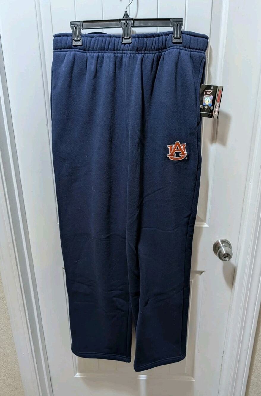 NEW! NCAA Men's XL Colosseum Navy Blue Auburn Tigers Revolution Jogger Pants